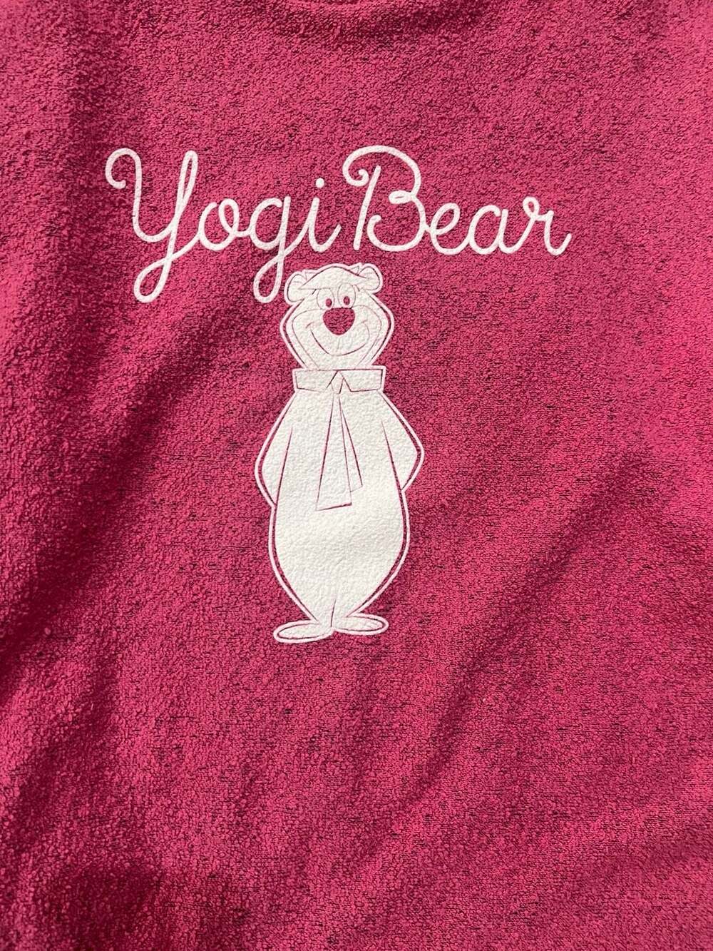 Hanna-Barbera Collection Comfy Terry Yogi Bear Pink Pullover Sweatshirt